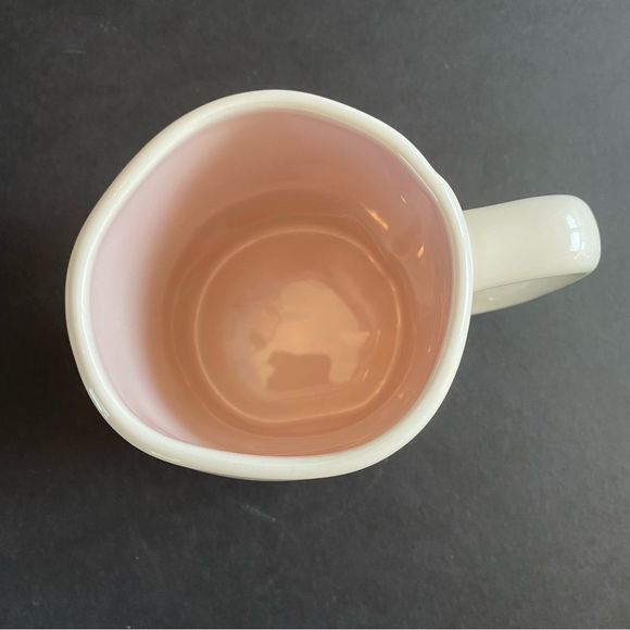 RAE DUNN Artisan Collection AUNTIE Mug White and Pink Kitchen Coffee Tea Drink - Picture 7 of 7